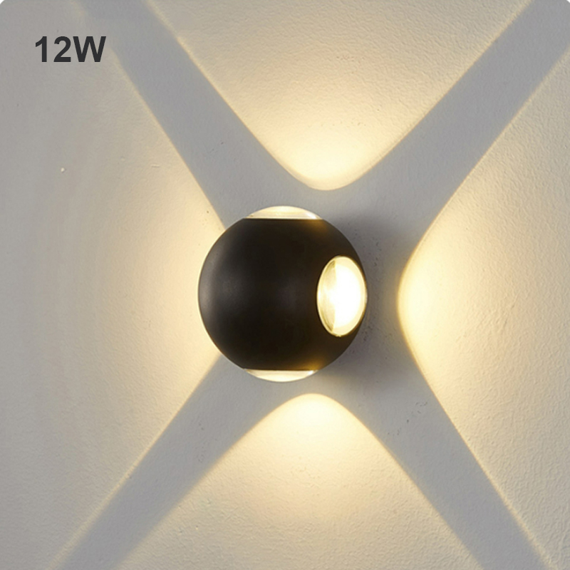 HDC Wall Lights - 12W IP65 Waterproof Wall Lamp – 4 Way Fancy LED Ligh